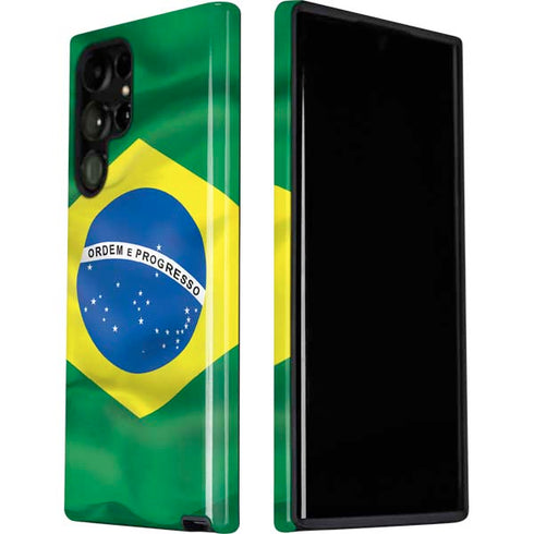 Brazil Flag Galaxy S22 Ultra Pro Case